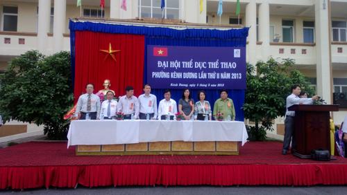 Trường CĐ nghề Thủy sản miền Bắc đạt thứ hạng cao tại Đại hội TDTT phường Kênh Dương lần thứ II năm 2013